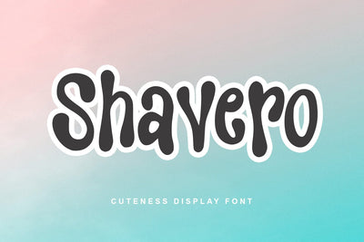 Shavero Font Abo Daniel Studio 