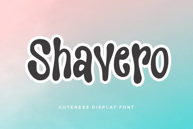 Shavero Font Abo Daniel Studio 