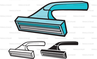 Shaving razor SVG TribaliumArtSF 