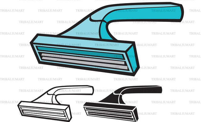 Shaving razor SVG TribaliumArtSF 