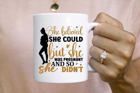 She believed she could but she was pregnant and so she SVG SVG Regulrcrative 
