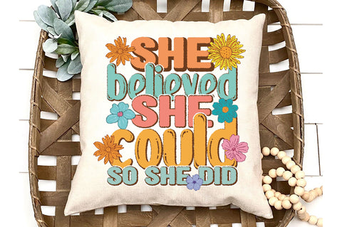 She Believed She Could Retro Sublimation Sublimation Jagonath Roy 