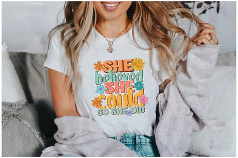 She Believed She Could Retro Sublimation Sublimation Jagonath Roy 