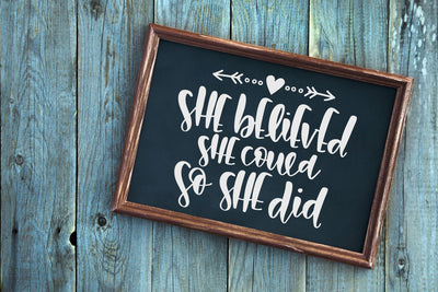 She Believed She Could | Women SVG | Womens March SVG So Fontsy Design Shop 