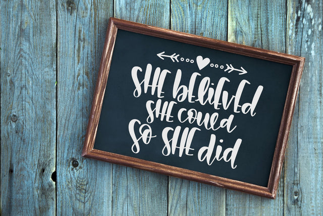She Believed She Could | Women SVG | Womens March SVG So Fontsy Design Shop 
