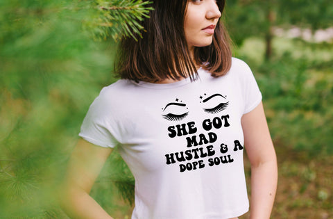 She Got Mad Hustle And A Dope Soul Svg, Empowered Women, Girl Boss Svg, Hustle Svg, Downloadable Cut File, Cricut Svg File, Png, DXF File SVG MD mominul islam 
