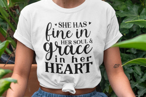 She has fine in her soul SVG SVG Regulrcrative 