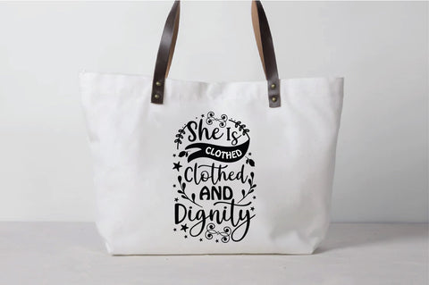 She Is Clothed Strength And Dignity SVG SVG Creativeart88 