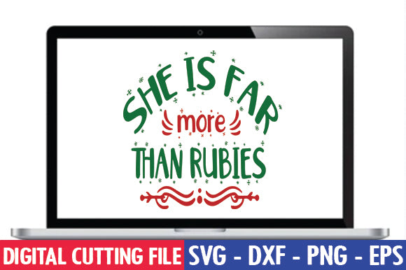 She is far more than rubies SVG SVG thesvgfactory 