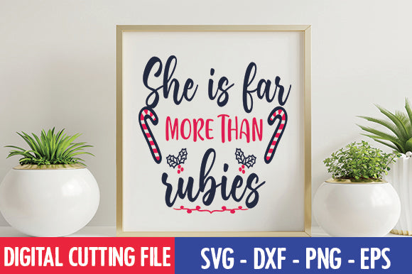 She is far more than rubies SVG SVG thesvgfactory 