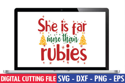 She is far more than rubies SVG SVG thesvgfactory 