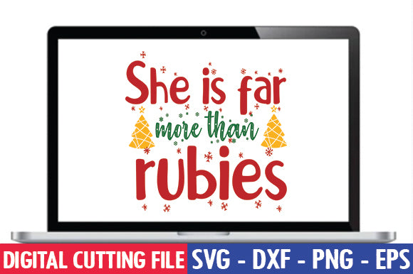 She is far more than rubies SVG SVG thesvgfactory 