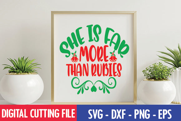 She is far more than rubies SVG SVG thesvgfactory 