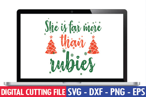 She is far more than rubies SVG SVG thesvgfactory 