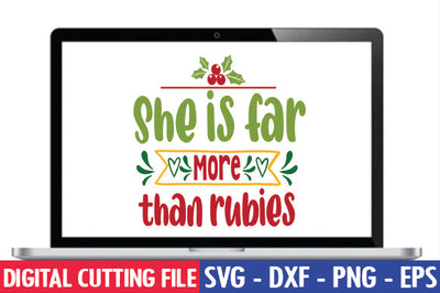 She is far more than rubies SVG SVG thesvgfactory 