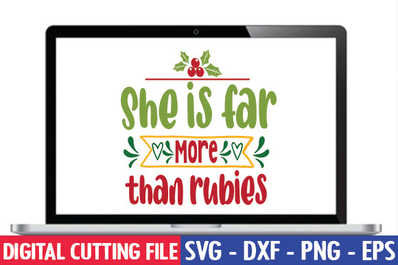 She is far more than rubies SVG SVG thesvgfactory 