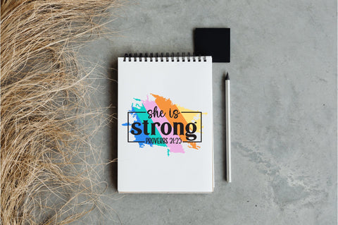 She Is Strong Proverbs 31:25 Sublimation Jagonath Roy 