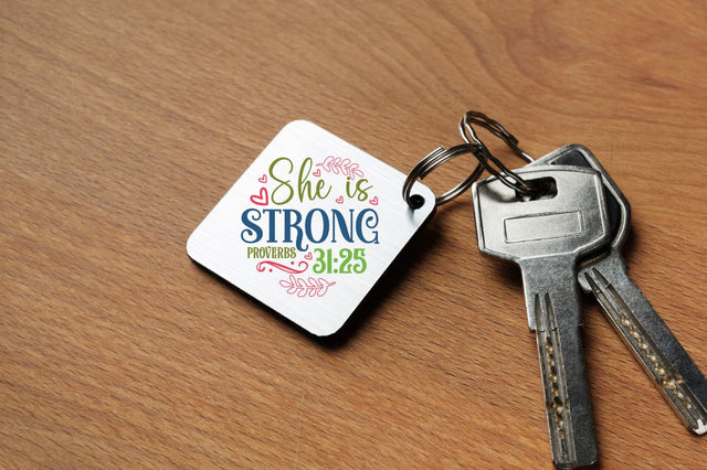 She is strong Proverbs 31:25 SVG, She is strong Proverbs 31:25 SVG DESIGNISTIC 
