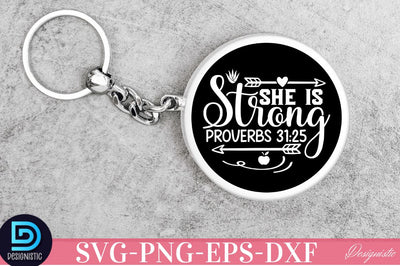 She is strong proverbs 31:25 SVG SVG DESIGNISTIC 