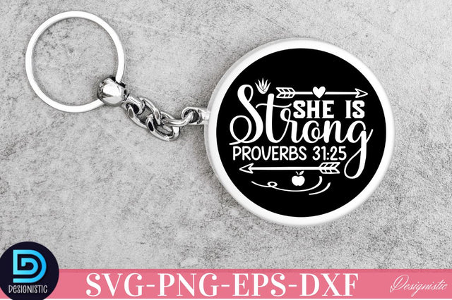 She is strong proverbs 31:25 SVG SVG DESIGNISTIC 