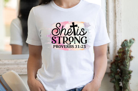 She is strong proverbs Sublimation PNG Sublimation Regulrcrative 