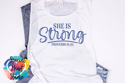 She is Strong SVG Special Heart Studio 