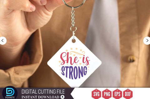 She is strong SVG SVG DESIGNISTIC 