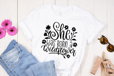 She was born a wildflower SVG SVG dapiyupi store 