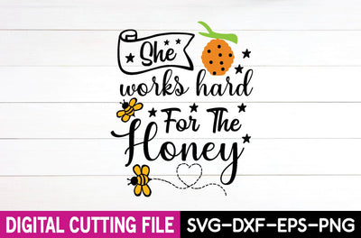 she works hard for the honey SVG md faruk hossain 