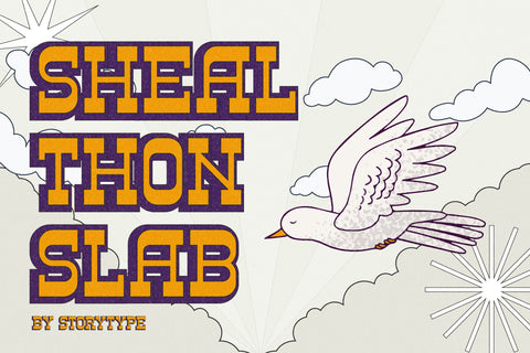 SHEAL THON SLAB Typeface Font Storytype Studio 
