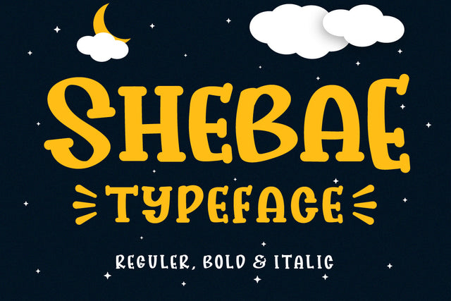Shebae A Charming & Quirky Serif Font Font Balevgraph Studio 
