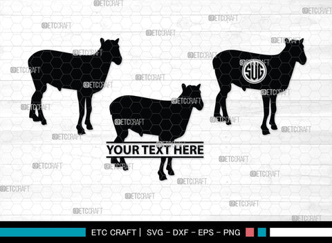 Sheep Monogram, Sheep Silhouette, Sheep SVG, Buck Sheep Svg, Cheviot Sheep Svg, Columbia Sheep Svg, Rambouillet Sheep Svg, Female Bighorn Sheep Svg, SB00318 SVG ETC Craft 