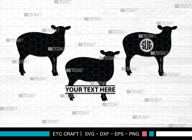 Sheep Monogram, Sheep Silhouette, Sheep SVG, Buck Sheep Svg, Cheviot Sheep Svg, Columbia Sheep Svg, Rambouillet Sheep Svg, Female Bighorn Sheep Svg, SB00318 SVG ETC Craft 