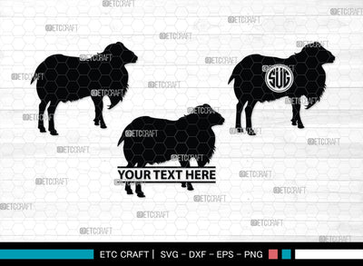 Sheep Monogram, Sheep Silhouette, Sheep SVG, Buck Sheep Svg, Cheviot Sheep Svg, Columbia Sheep Svg, Rambouillet Sheep Svg, Female Bighorn Sheep Svg, SB00318 SVG ETC Craft 