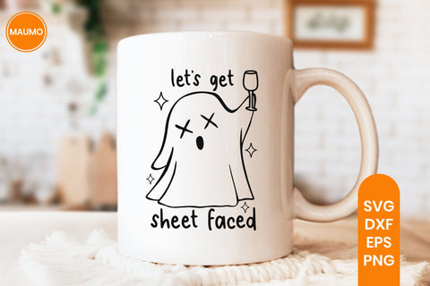 Sheet Faced, Funny Halloween Svg Quote SVG Maumo Designs 