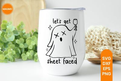 Sheet Faced, Funny Halloween Svg Quote SVG Maumo Designs 