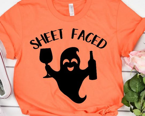 Sheet Faced Halloween SVG SVG She Shed Craft Store 