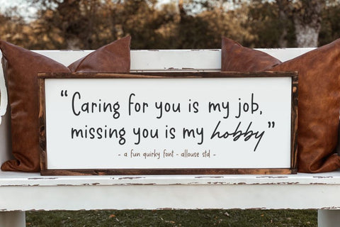 Sheilablue Font Allouse.Studio 