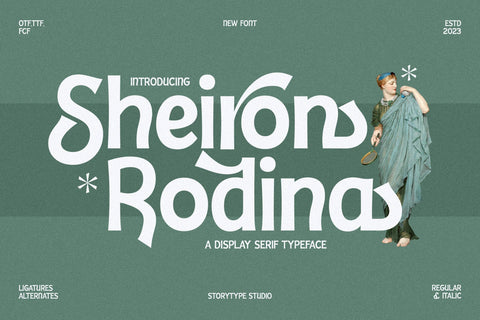 Sheiron Rodina Typeface Font Storytype Studio 