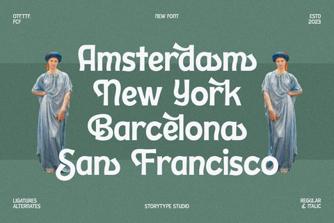 Sheiron Rodina Typeface Font Storytype Studio 