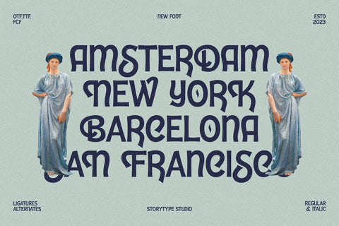 Sheiron Rodina Typeface Font Storytype Studio 