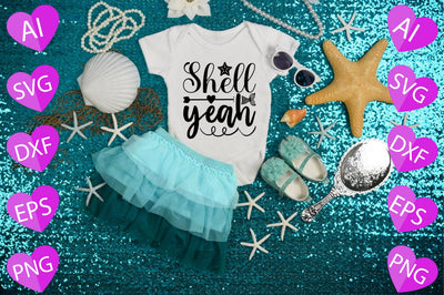 Shell Yeah SVG CraftlabSvg29 