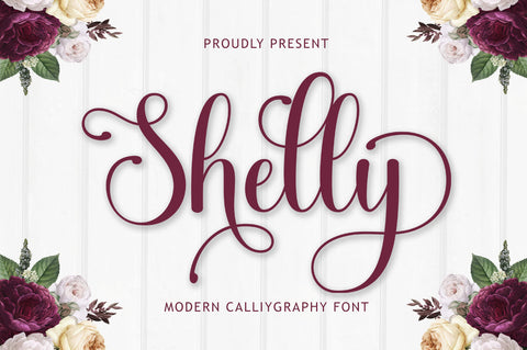 Shelly Script Font muhammadzeky 