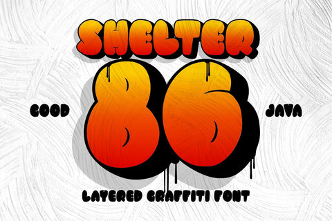 Shelter 86 Font Good Java 