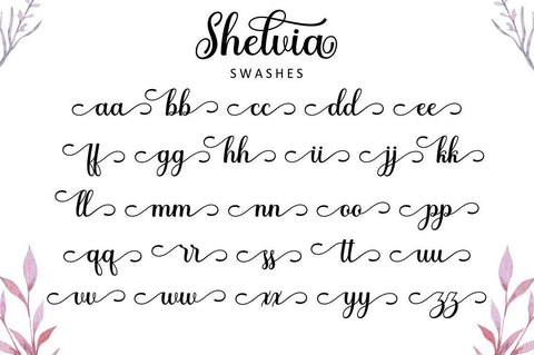 Shelvia Script Font Nanda Putra Sukmayadi 