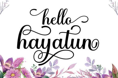 Shelvia Script Font Nanda Putra Sukmayadi 