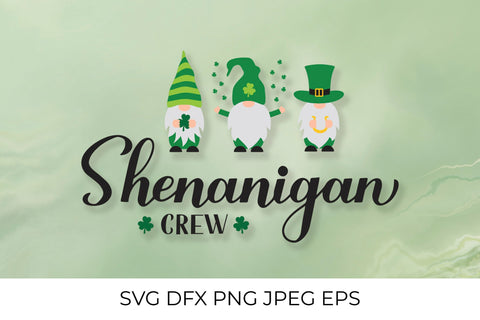 Shenanigan crew. Funny St. Patrick’s day quote SVG LaBelezoka 