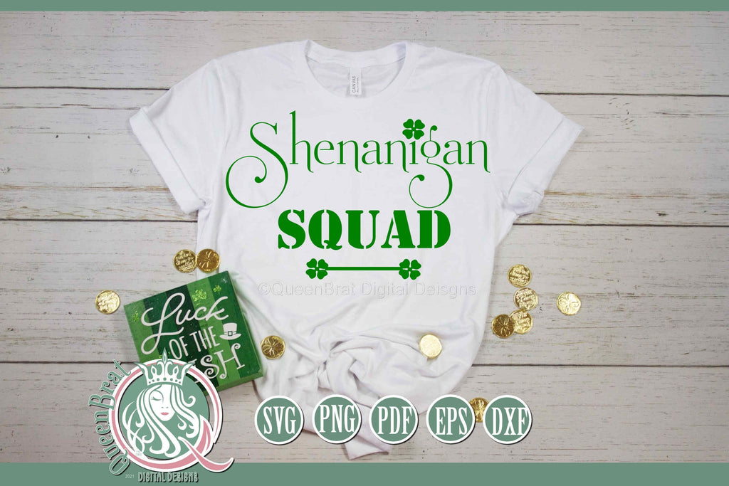 Shenanigan Squad SVG - So Fontsy
