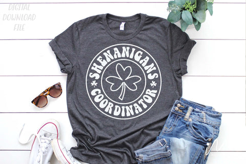 Shenanigans Coordinator svg, Shenanigans Coordinator t shirt, St Patrick's Day svg,St Patricks Day,St Patricks Day shirt,Shamrock Svg SVG Isabella Machell 