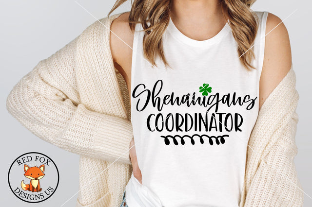 Shenanigans Coordinator SVG | St Patrick's Day Design SVG RedFoxDesignsUS 